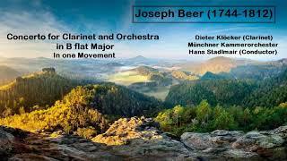 Joseph Beer (1744-1812) - Concerto for Clarinet and Orchestra in B flat Major