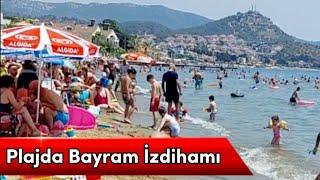 Bayramda Plajlar Doldu Taştı| Özdere Çukuraltı Plajı İZMİR