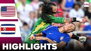 United States vs Costa Rica | Highlights | Women's International Friendly 16-07-2024