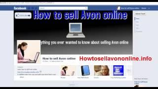 How to sell Avon off line