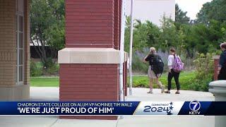 Chadron State College faculty, students on alum Tim Walz