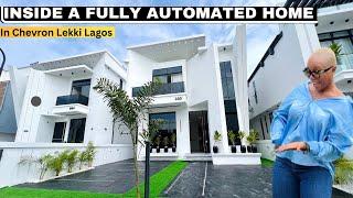 Inside a spacious Fully automated 5 bedroom duplex in Chevron lekki Lagos Nigeria