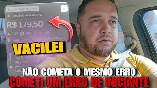 COMETI UM ERRO DE INICIANTE NA UBERx - FIQUEI PUT ( isso não pode acontecer )