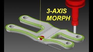 MASTERCAM TIP: Using 5-axis Morph as a powerful 3d finish toolpath