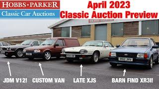 Hobbs Parker April 2023 Classic Car Auction Preview - 80s Fords & Gorgeous Jaguars!