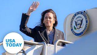 Kamala Harris arrives in North Carolina to assess Helene damage | USA TODAY