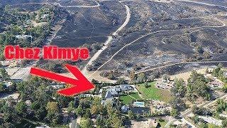 Kim Kardashian And Kanye West's Hidden Hills Mansion Almost DESTROYED By LA Fire!