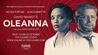 OLEANNA - FUGARD THEATRE - MUST CLOSE 20 OCTOBER