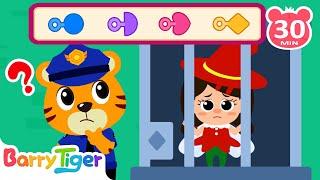 Little Elf is Trapped! | Sheriff BarryTiger To The Rescue | Kids Cartoons & Leaning Fun