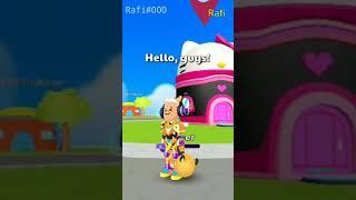 The first look of New HELLO KITTY HOUSE in PK XD #Shorts