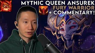 Mythic Queen Ansurek - Fury Warrior PoV + Commentary