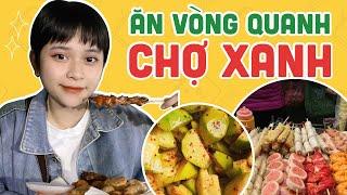 Dạo Quanh CHỢ NHÀ XANH | Mỏ Khoét Hà Nội