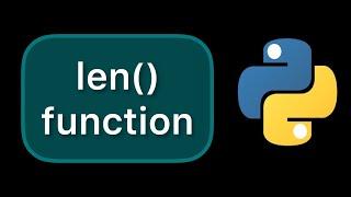 len() function in Python #Shorts