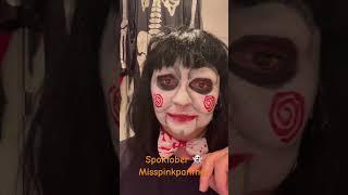 Soooktober Halloween  Tutorial #halloween2023#youtubeshorts#misspinkpanther#