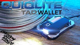 QUIQLITE TAQ WALLET: The tactical wallet with a built-in 150 LUMEN FLASHLIGHT!