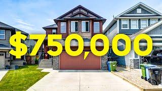 Inside a $750,000 Home with an AMAZING BACKYARD in Evanston, Calgary!