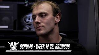 Brock Bowers, Ameer Abdullah and Decamerion Richardson Media Availability | Week 12 vs. Broncos