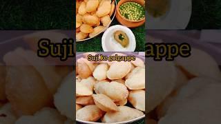 Suji ke Golgappe kaise banaye|suji golgappe panipuri Recipe|#shorts#golgappe#youtubeshorts#panipuri