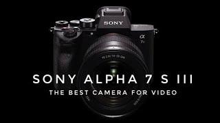 Sony Alpha 7 S III | The Best Camera for Video #Sony #SonyA7S3 @Sony