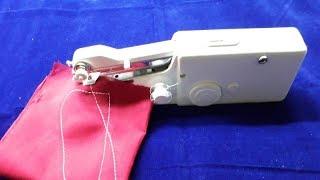 How to use Handheld Sewing Machine/ Portable and Cordless Handy Stitch/ Handheld Sewing Machine demo