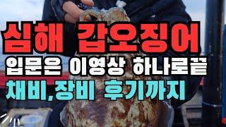 심해 갑오징어낚시 입문자 필수영상!장비,소개 및 하이스타피싱 낚시후기