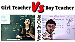 Girls vs boys teacher |girls vs boys Funny memes|@WorldinOne601