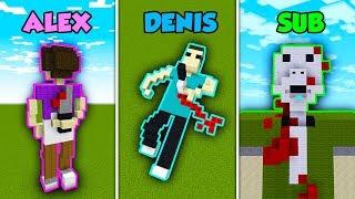 ALEX vs DENIS vs SUB - MURDER MYSTERY in Minecraft! (The Pals)