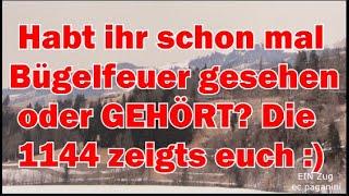 Habt ihr schon mal BügelFEUER gesehen oder gar gehört? Die 1144 am IC 515 zeigts euch eindrucksvoll!