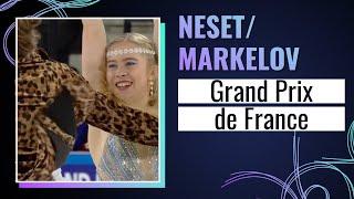 NESET / MARKELOV (USA) | Ice Dance Rhythm Dance | Grand Prix de France 2024 | #GPFigure