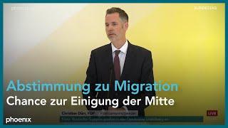 Christian Dürr zur Abstimmung zur Migrationspolitik am 31.01.25