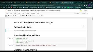 Prediction using Unsupervised Learning ML