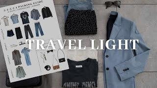 Avoid overpacking with this simple method! | Minimalist travel capsule