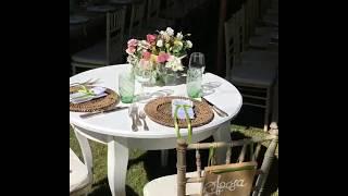 Tavoli imperiali e allestimento rustico - Blin Eventi Wedding Planner