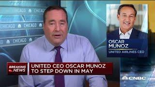 United CEO Oscar Munoz to step down in May