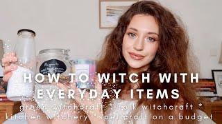 MUNDANE ITEMS I CAN'T WITCH WITHOUT | WITCHCRAFT ON A BUDGET | GREEN WITCH | EMILY'S TAROT MAGICK