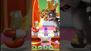 My Talking tom Eat chili #funny #youtubeshorts #mytalkingtom2#funwithmytom2