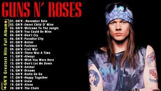 Guns N' Roses Full Album 2024 ~ Top 10 Best Songs ~ Guns N' Roses Greatest Hits