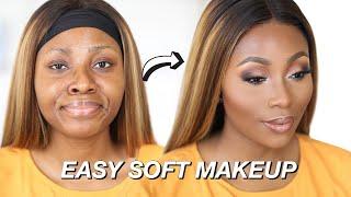 THE PERFECT SOFT GLAM (EVERYDAY) MAKEUP FOR BLACK WOMEN | DIMMA UMEH