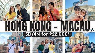 HONG KONG - MACAU: ₱22,000 Budget | DIY TRAVEL GUIDE