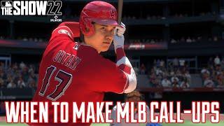 When To Call Players Up To The MLB In MLB The Show