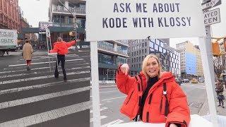 Taking to NYC Streets to Announce Kode With Klossy!! | Karlie Kloss