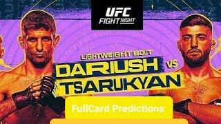 UFC Fight Night Dariush vs Tsarukyan Full Card FT @KingOfCrackdown5095 #ufc #mma #ufcprediction