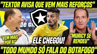 "VEM MAIS POR AI" TEXTOR DEU no MEIO dos ANTIS! ALEX TELES CHEGOU no BOTAFOGO e MURICY se RENDEU!