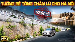 HỆ THỐNG TƯỜNG BÊ TÔNG CHẮN LŨ CỦA HÀ NỘI #hanoidep #desonghong #tuongchanlu #tintuc #automobile