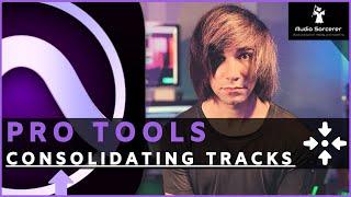 Pro Tools Tutorial | How To Consolidate Tracks @avid