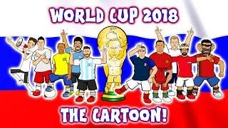 WORLD CUP 2018 - THE CARTOON! (Goals Highlights Fails Fouls Parody)