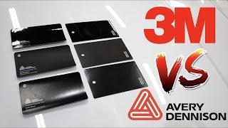 3M vs Avery Dennison: BEST Looking Gloss, Satin, or Matte Black Vinyl Wrap? *surprising*