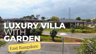 Ultra Luxury Villas in Bangalore | 4 BHK Duplex Home with Garden!