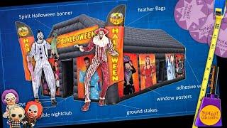 HOW I BUILT A SPIRIT HALLOWEEN STORE with an INFLATABLE NIGHTCLUB from AMAZON