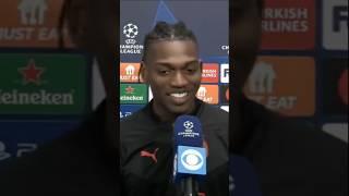 Leao Maîtrise Parfaitement Le Français !  #football #reels #footballfan #acmilan #leão